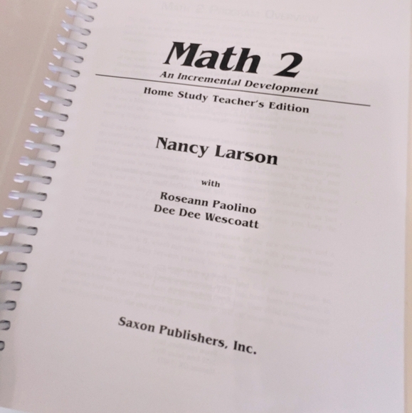 ⭐Saxon Math 2 Homeschool Curriculum⭐ - Picture 3 of 6